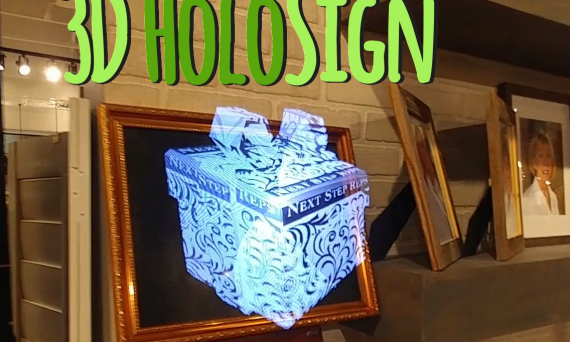 HoloSign - Our new amazing holographic display sigs available for purchase or rent nationwide