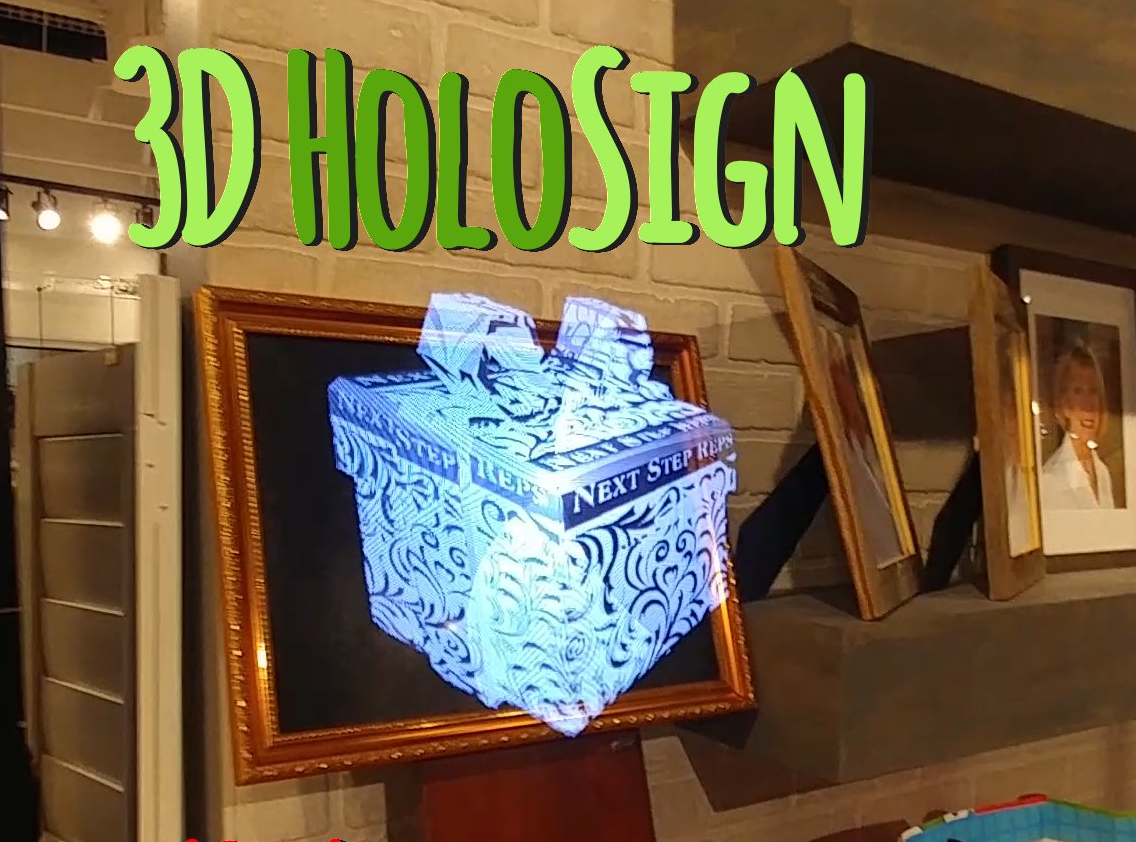 HoloSign - Our new amazing holographic display sigs available for purchase or rent nationwide