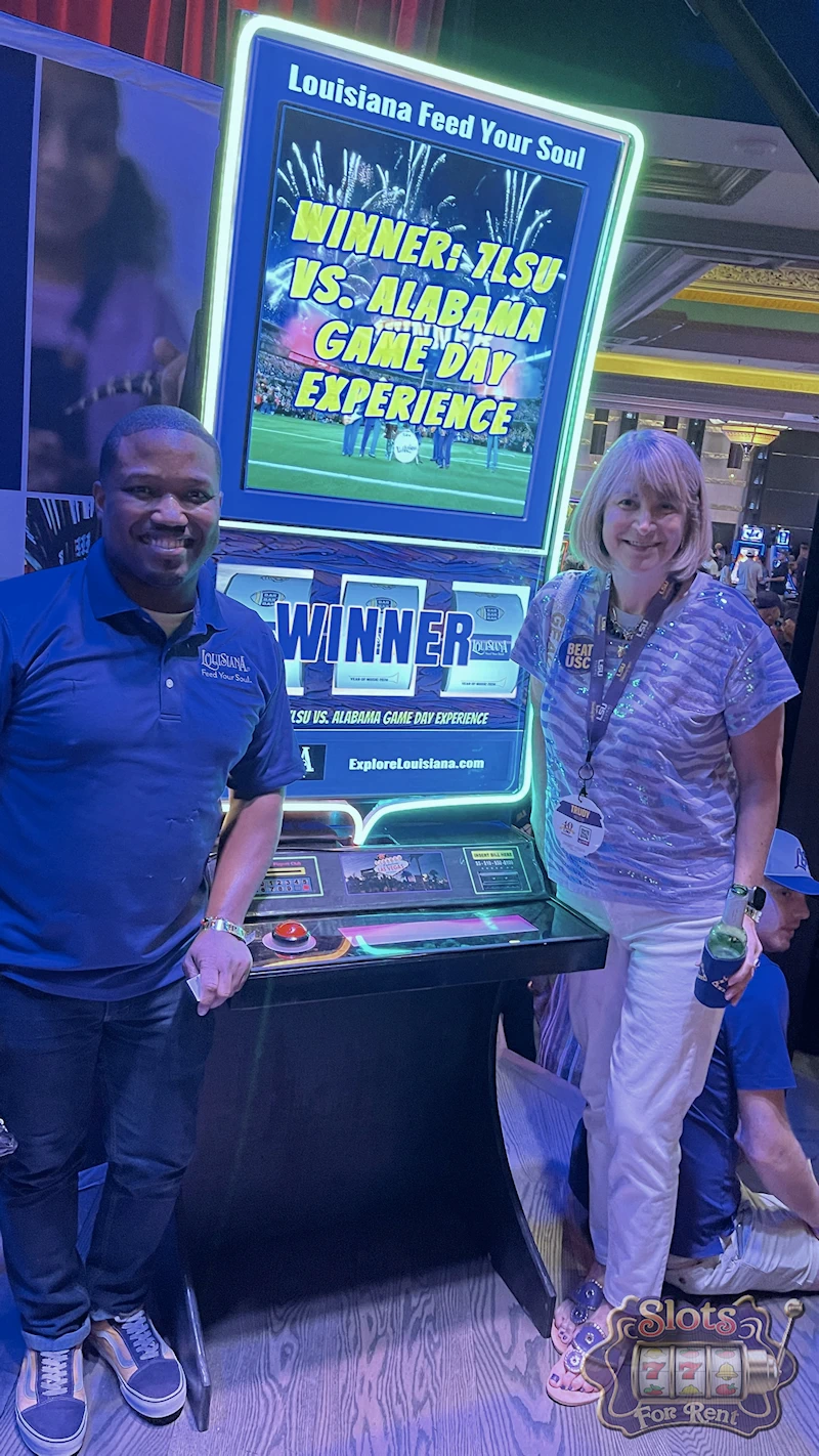 Full Size Promotional Slot Machines For Rent 1 Local Win Win Big Bertha Monster slot machine in Las Vegas for Rent