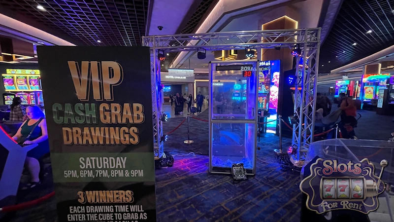 Interactive Cash Cube Money Booth